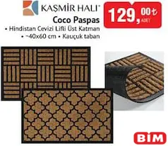 KAŞMİR HALI COCO PASPAS 40X60 CM